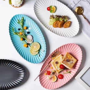 Wave Textured Serving Dish Serving Tray June Trading   