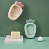 Carrot Soap Dish Soap Dish June Trading Cream Pink  