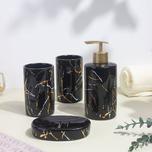 Lustrous Feel Speckled Bathroom Set Of 4 Bathroom Sets The June Shop   