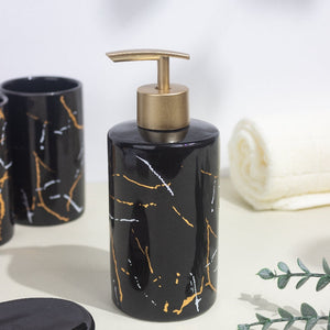 Lustrous Feel Speckled Bathroom Set Of 4 Bathroom Sets The June Shop   