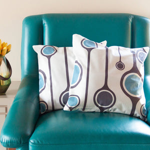 Concentric Circles Cushion Covers (Set of 2) Cushion Cover June Trading   