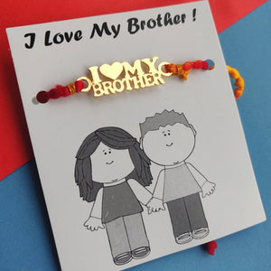 I <3 My Brother Rakhi Rakhis June Trading   