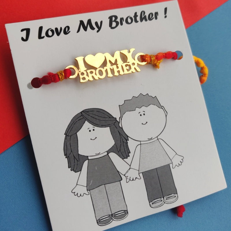 I <3 My Brother Rakhi Rakhis June Trading   