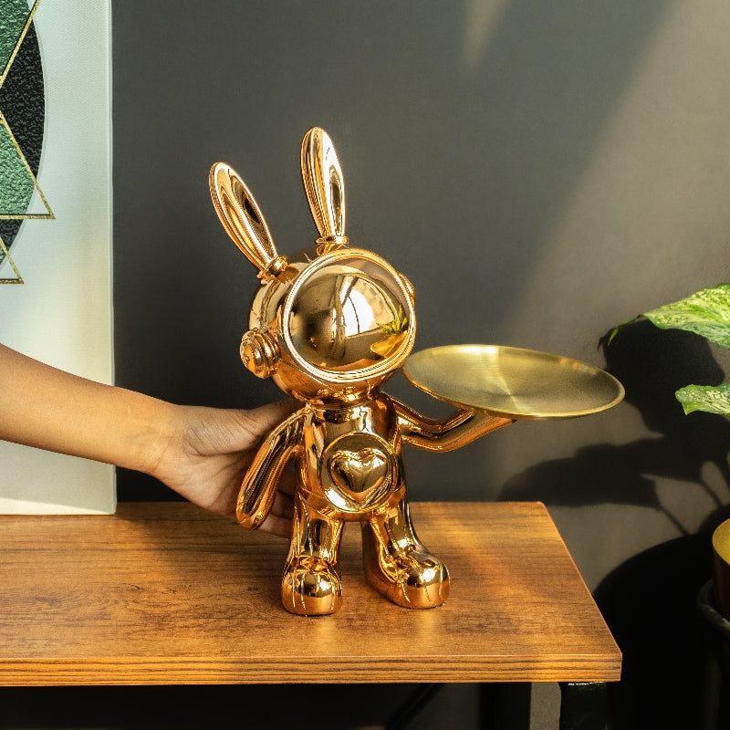 Gold Soul Bunny Sculpture Artifacts The June Shop   