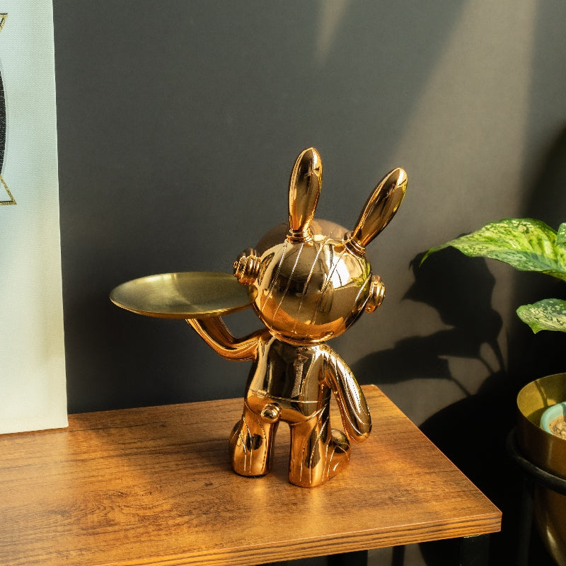 Gold Soul Bunny Sculpture Artifacts The June Shop   