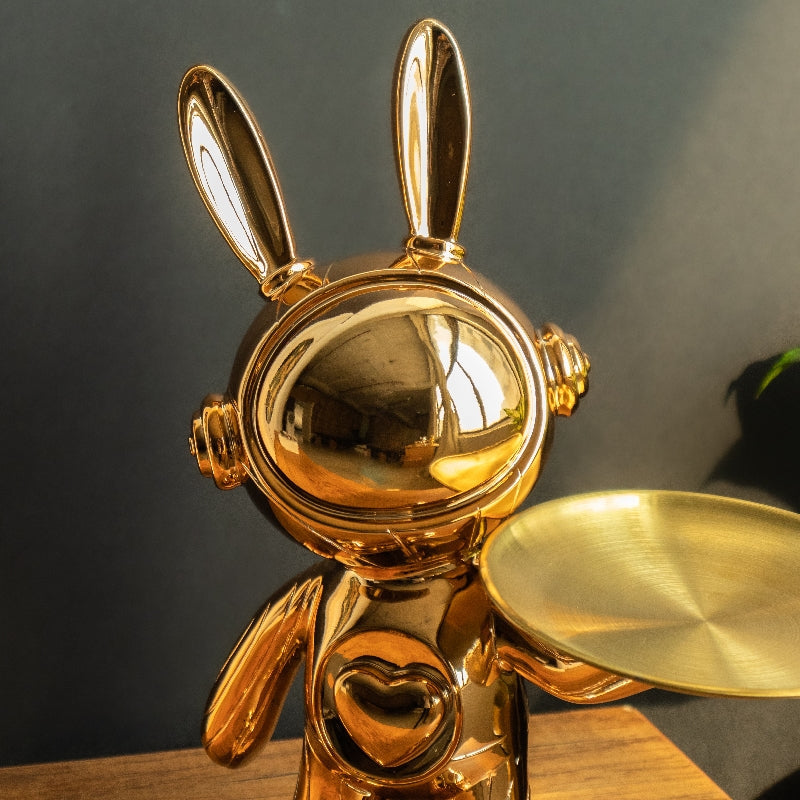 Gold Soul Bunny Sculpture Artifacts The June Shop   