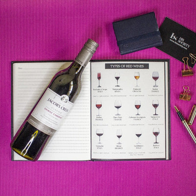 Wine lover - His Society Note Book Notebooks Pipa Box   