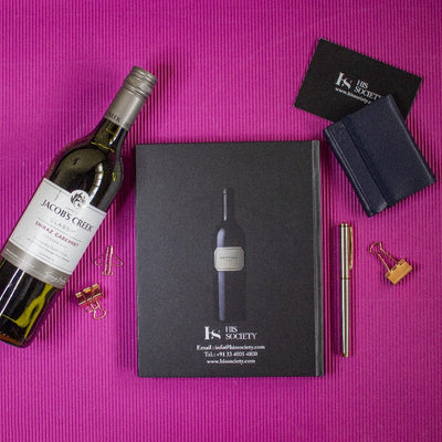 Wine lover - His Society Note Book Notebooks Pipa Box   