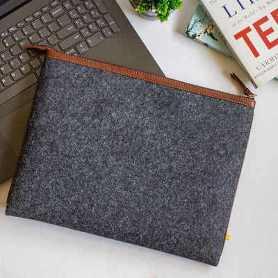 Lorenzo - Premium Felt Laptop Sleeve Laptop Bag Pipa Box   