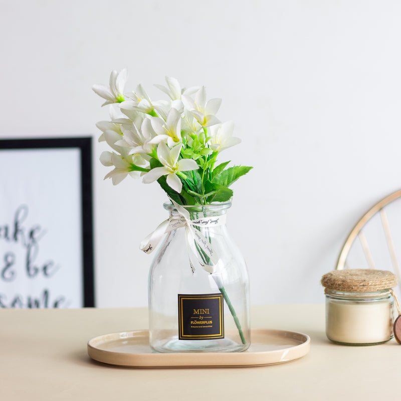 Gradient Antique Glass Vase Vases June Trading Crystalline Glass  