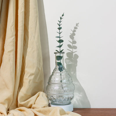 Decanter Embossed Design Vase Vases June Trading   