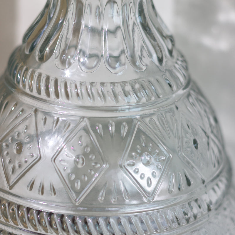 Decanter Embossed Design Vase Vases June Trading   