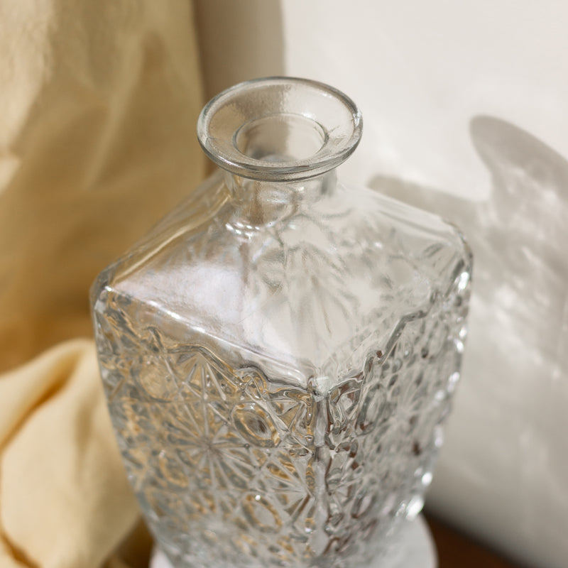 Decanter Crystal Cut Design Vase Vases June Trading   
