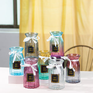 Ombre Modern Glass Vase Vases June Trading   