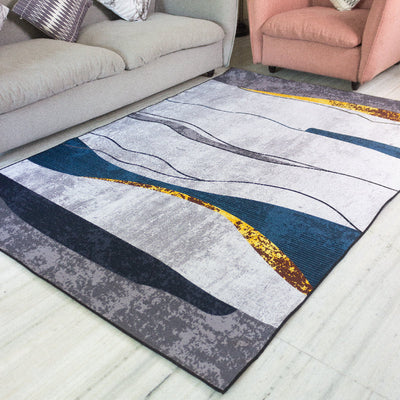 Artistic Waves Modern Home Large Carpet Carpets June Trading   