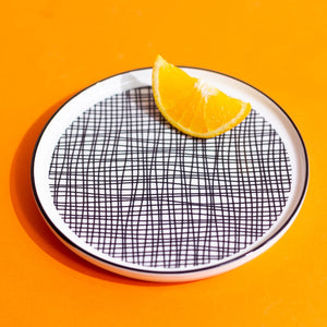 Minimal Seamless 6 Inch Snack Plate (Set of 6) Snack Plate June Trading   