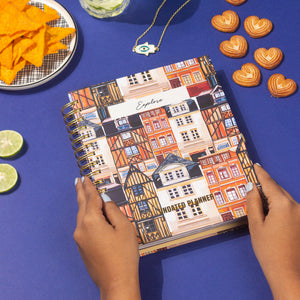 Undated Yearly Planner - Explore (2023 Collection) + Ultimate Sticker Book Undated Planners June Trading   