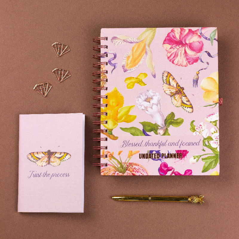 Limited Edition Undated Planner - Blessed, Thankful & Focused (2023 Collection) Undated Planners June Trading   