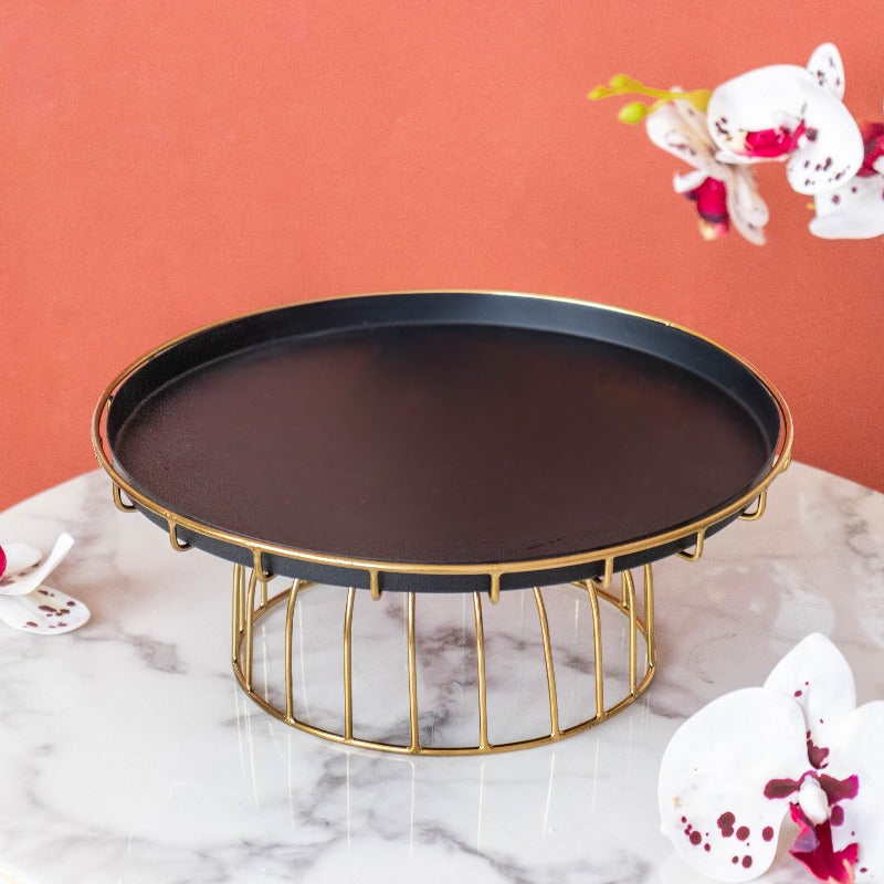 Gold Cage Cake Stand Cake Stands June Trading   