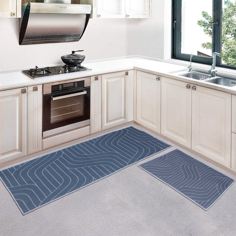 Cozy Cascade Kitchen Mat (Set of 2)