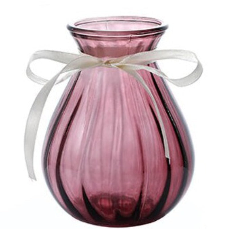 Rustic Decorative Vase Vases June Trading Scarlet (Without Ribbon)  