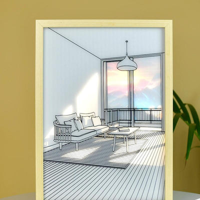 Sowpeace Illuminated Portrait Frame - LED Photo Frame for Trendy Home Decor & Gifts