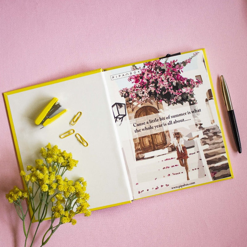 Sunny Sorbet- Hardbound Notebook Notebooks Pipa Box   