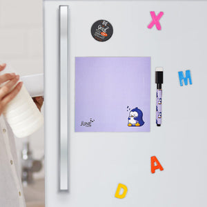 Sleepy Penguin - Magnetic Board Sheet (Rewritable) Magnetic Board June Trading   