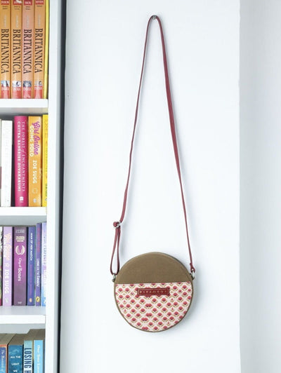 Floret - Canvas Sling Bag Shoulder Bag Pipa Box   