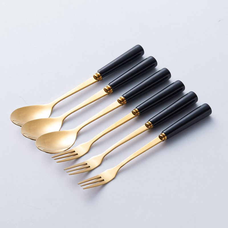Empyrean Cutlery Stand With Spoon-Fork Set Cutlery Stand June Trading   