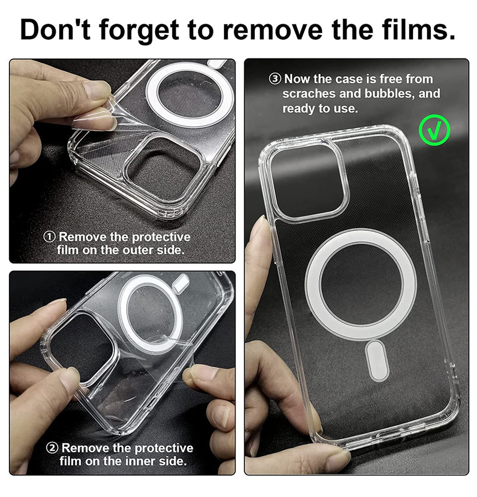 Ultra Hybrid MagSafe Back Clear Case For Apple iPhone 14 Pro iPhone 14 Pro June Trading   