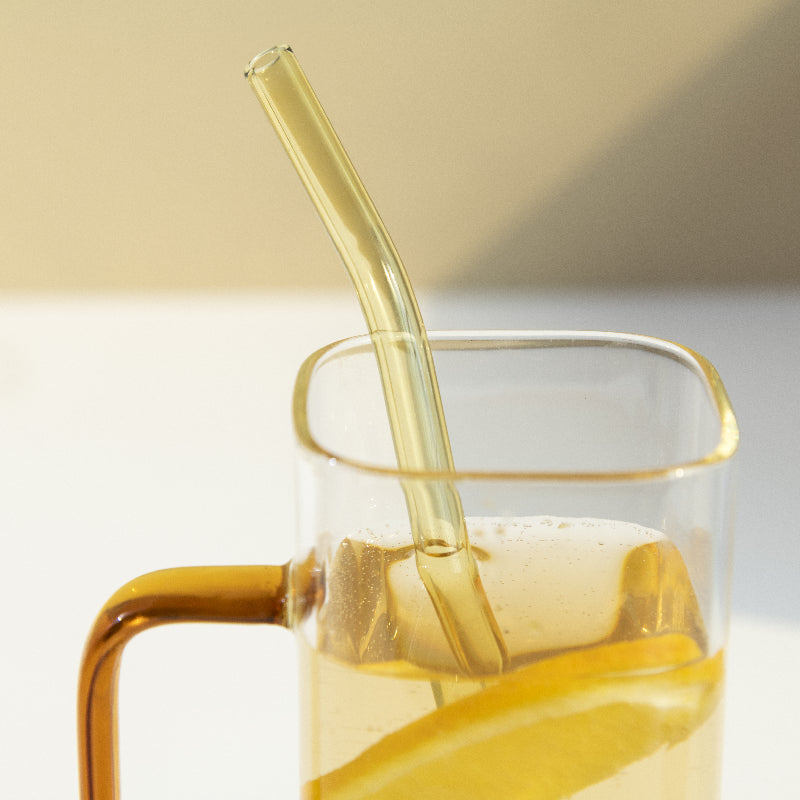 Play It Cool Glass Can With Straw & Lid Glasses June Trading   