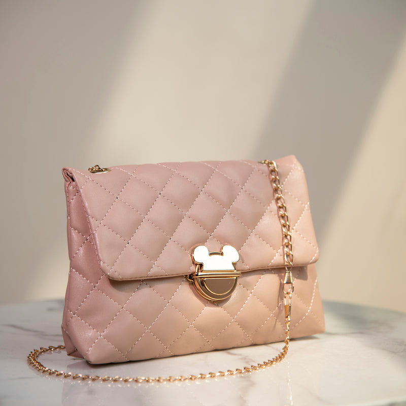 Mickey Embellished Sling Bag Women Sling Bag June Trading Blushed Pink  