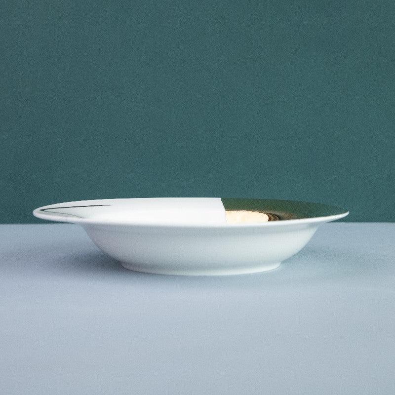 Aurulent Elegant Design Serving Plate Pasta Bowl June Trading   