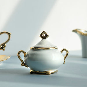 Aurulent Accent Sugar Bowl & Lid Milk Pourer June Trading   