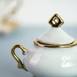 Aurulent Accent Sugar Bowl & Lid Milk Pourer June Trading   