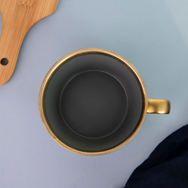 Aurulent Accent Smoke Grey Cup Tea Cups June Trading   