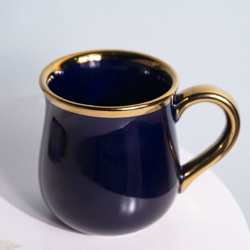 Vintage Royal Blue Coffee Mug Coffee Mugs June Trading   