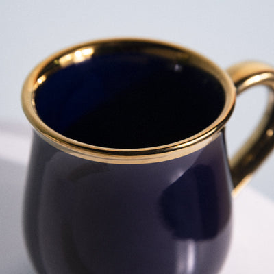 Vintage Royal Blue Coffee Mug Coffee Mugs June Trading   