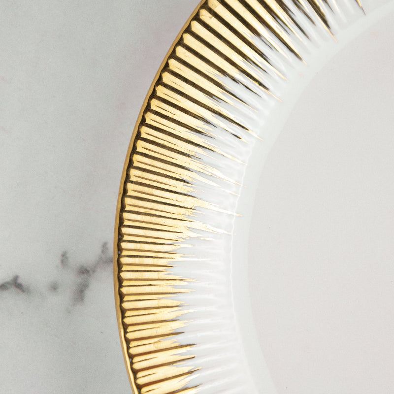 Aurulent & Crinkle Edge Dinner Plate Dinner Plates June Trading   