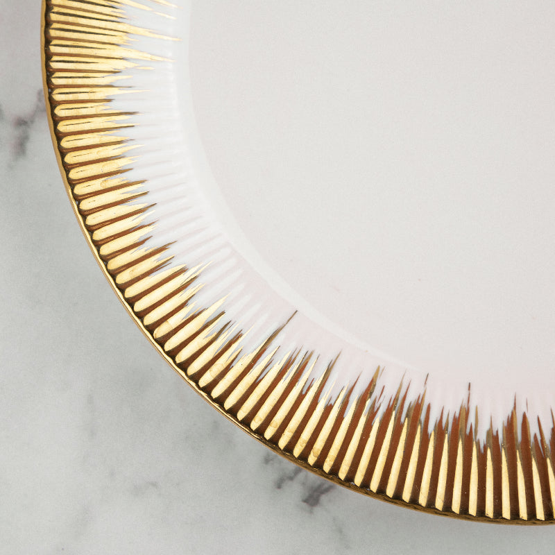 Aurulent & Crinkle Edge Dinner Plate Dinner Plates June Trading   