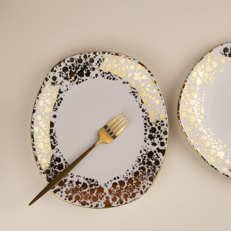 Aurulent Patchwork 18 Piece Plate Set Dinner Sets June Trading   