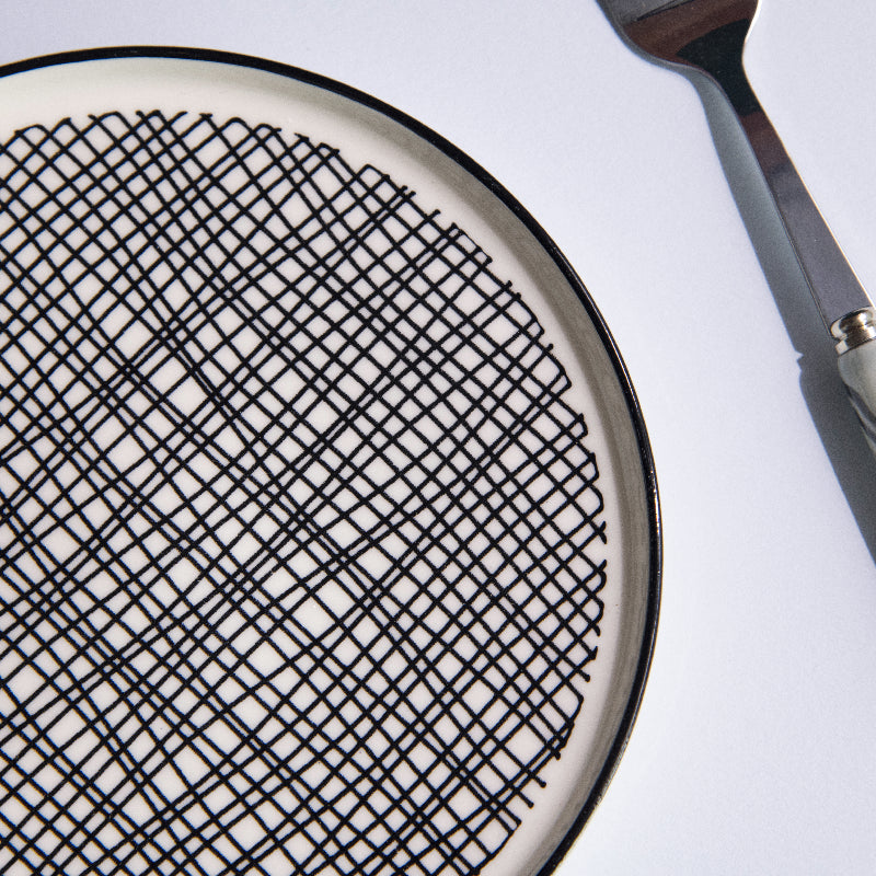 Minimal Seamless 6 Inch Snack Plate (Set of 6) Snack Plate June Trading   