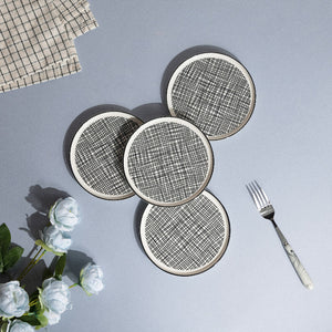 Minimal Seamless 6 Inch Snack Plate (Set of 6) Snack Plate June Trading   