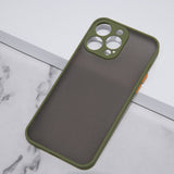 Acrylic Edge With Frosted Back Apple iPhone 14 Pro Cover Mobile Phone Cases June Trading Lime Green  