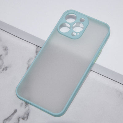 Acrylic Edge With Frosted Back Apple iPhone 14 Pro Cover Mobile Phone Cases June Trading Ice Blue  