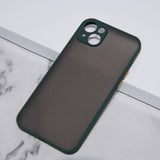 Acrylic Edge With Frosted Back Apple iPhone 14 Plus Cover Mobile Phone Cases June Trading Hunter Green  