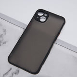 Acrylic Edge With Frosted Back Apple iPhone 14 Plus Cover Mobile Phone Cases June Trading Onyx Black  
