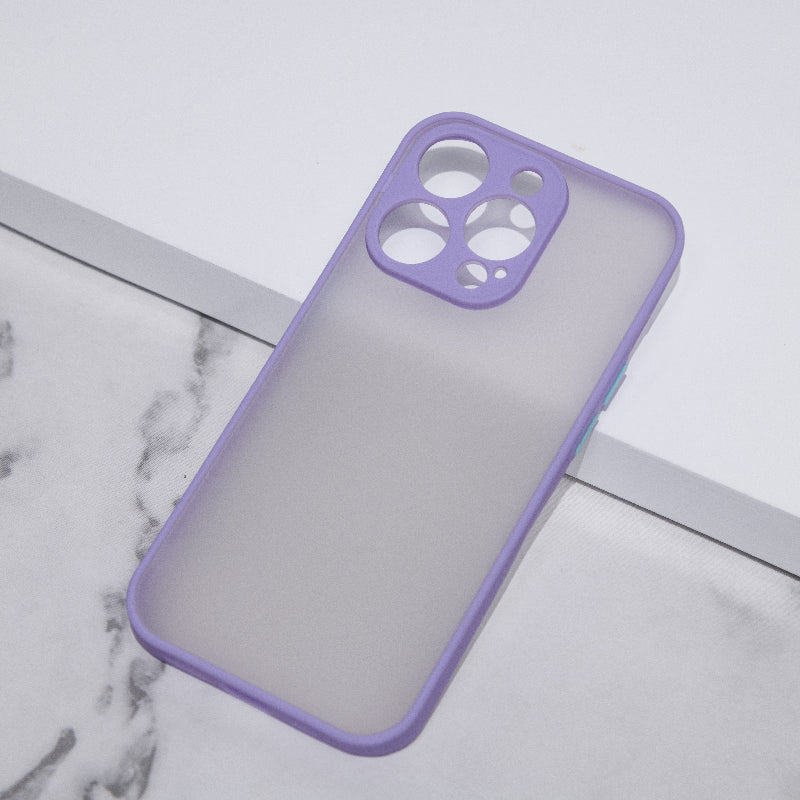 Acrylic Edge With Frosted Back Apple iPhone 14 Pro Max Cover Mobile Phone Cases June Trading Lush Lavender  