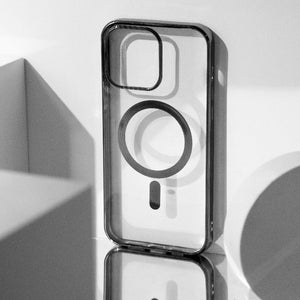 Metallichrome Onyx Black Magsafe Clear iPhone Cover Mobile Phone Cases June Trading iPhone 14 Pro Max  